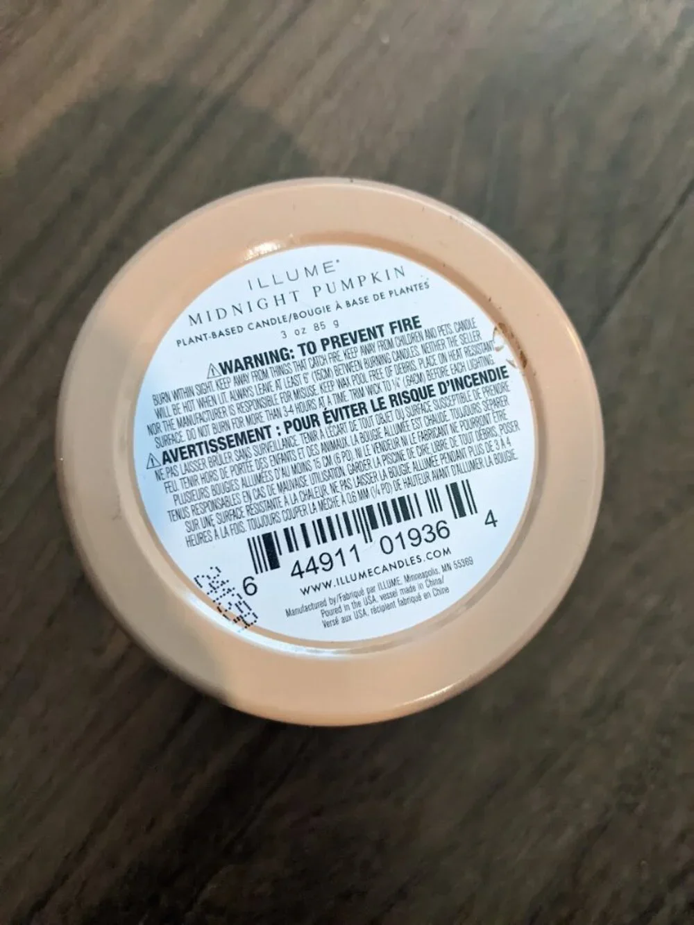 UNUSED Illume via Anthropologie - Midnight Pumpkin Demi Tin Candle | 3 oz